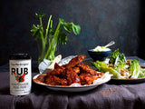 Crispy Oven-Baked Buffalo Wings with Homemade Sauce & Blue Cheese Dip