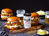 Korean Fried Chicken Burger with Pickled Cucumber & Tangy Mayo
